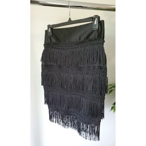 Express Fringe Skirt